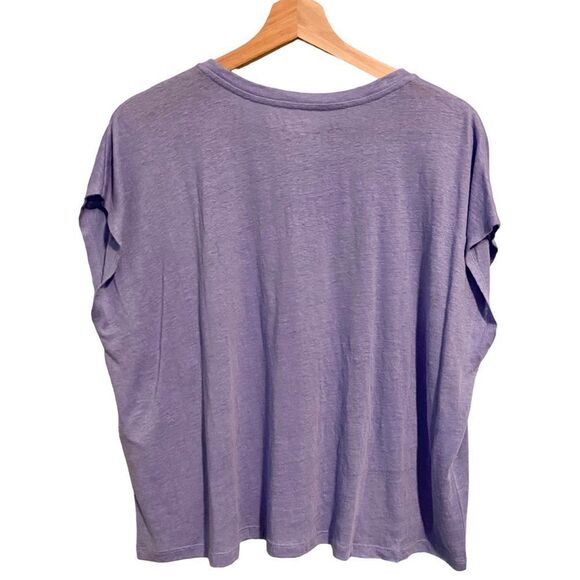 Eileen Fisher Crew Neck Short Sleeve Tee in Size Small - Picture 3 of 7